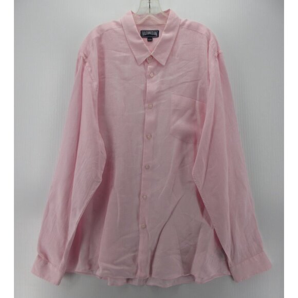 Vilebrequin Shirt XXXL Linen Button Down Pocket Summer Resort Wear